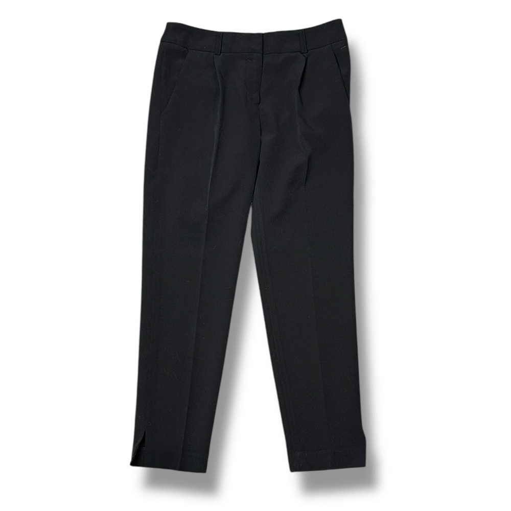 Milly Pleated Straight Leg Dress Pants Black Size‎ 2